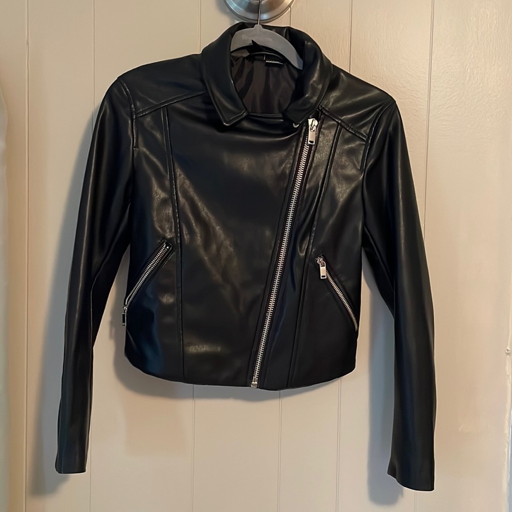 H&M faux leather jacket - Size 4